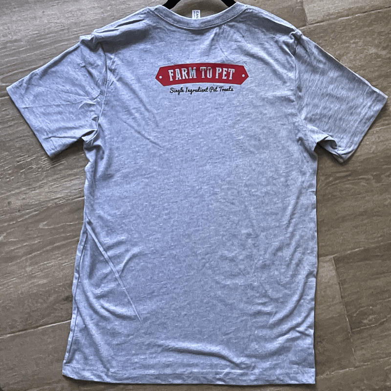 Farm To Pet Farm to Pet Logo T-Shirt T-Shirt Light Steel Blue Gray / S,Gray / M,Gray / L,Gray / XL,Gray / 2XL