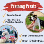 Farm To Pet Americana Chicken Chips for Dogs | Celebrate with USA-made Dog Treats Chip Lavender Standard 4oz,Value 12oz