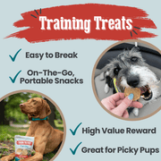 Farm To Pet Fish Chips for Dogs | Wild-Caught Fish Dog Treats Chip Light Gray Standard 4oz,Value 12oz