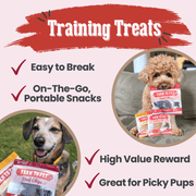 Farm To Pet Puppy Packs 'n Snacks Dog Treat Starter Pack | Single-Ingredient Training Treats Bundle Misty Rose Chicken 4oz + 1 Beef & 1 Turkey & 1 Fish Snack Pack,Turkey 4oz + 1 Beef & 1 Chicken & 1 Fish Snack Pack,Beef 4oz + 1 Chicken & 1 Turkey & 1 Fish Snack Pack,Fish 4oz + 1 Beef & 1 Turkey & 1 Chicken Snack Pack