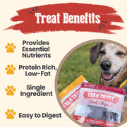 Farm To Pet Puppy Packs 'n Snacks Dog Treat Starter Pack | Single-Ingredient Training Treats Bundle Seashell Chicken 4oz + 1 Beef & 1 Turkey & 1 Fish Snack Pack,Turkey 4oz + 1 Beef & 1 Chicken & 1 Fish Snack Pack,Beef 4oz + 1 Chicken & 1 Turkey & 1 Fish Snack Pack,Fish 4oz + 1 Beef & 1 Turkey & 1 Chicken Snack Pack