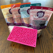 Farm To Pet Chicken Crumbles Cat Treats | Single-Ingredient Treats for Cats Crumble Dark Olive Green