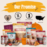 Farm To Pet Treat Topper Turkey Dog Food Topper | Healthy Meal Supplement for Dogs Topper Misty Rose
