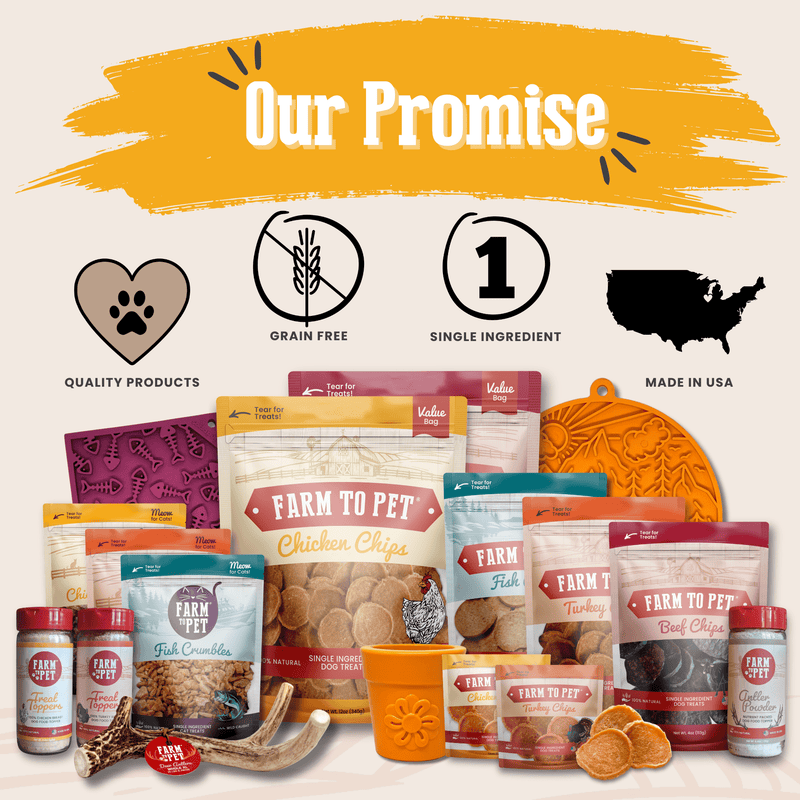 Farm To Pet Treat Topper Turkey Dog Food Topper | Healthy Meal Supplement for Dogs Topper Misty Rose