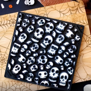 Farm To Pet Dog Lick Mats Lick Mat Black Black Skulls,Red Hearts,Pink Flower Power,Purple Dog Bone,Holiday Red Tree