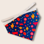Farm To Pet Tie-on Dog Bandana | Adjustable String-tie Bandana for Dogs and Cats Bandana Misty Rose Farm to Pet Dog Bandana / Medium,Farm to Pet Dog Bandana / Large,Farm to Pet Dog Bandana / Extra Large