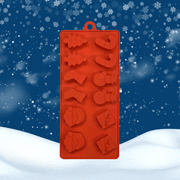 Farm To Pet Pet Treat Molds Mold Midnight Blue Red Holiday