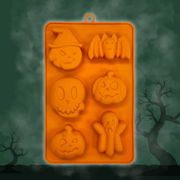 Farm To Pet Pet Treat Molds Mold Dark Slate Gray Orange Halloween