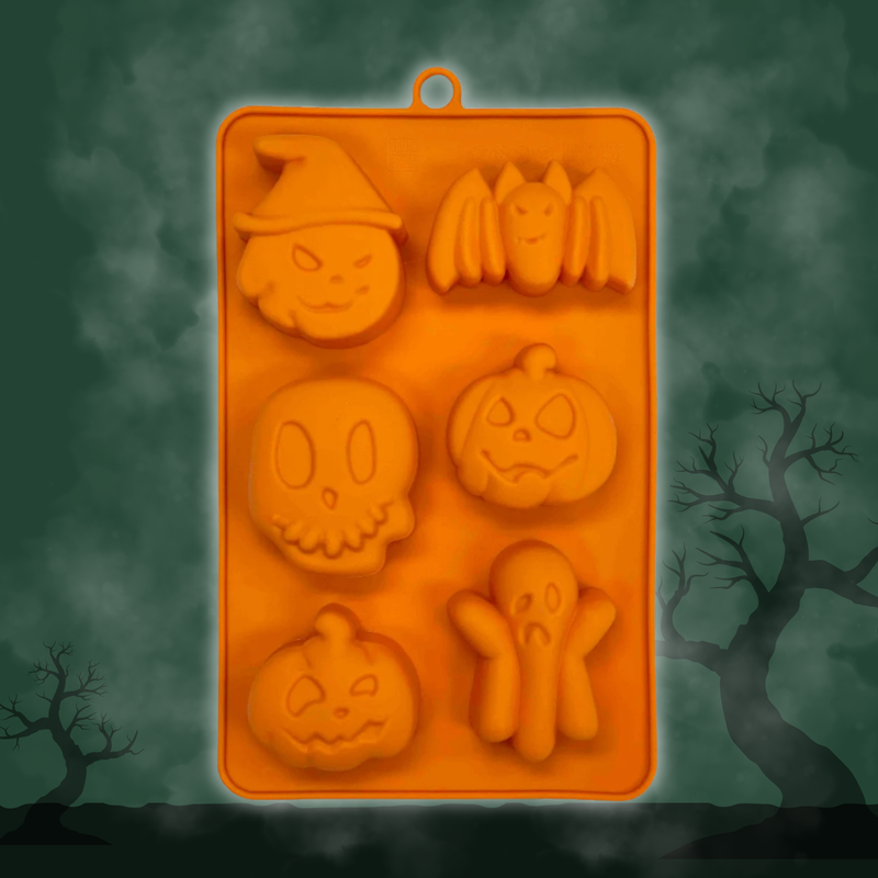Farm To Pet Pet Treat Molds Mold Dark Slate Gray Orange Halloween