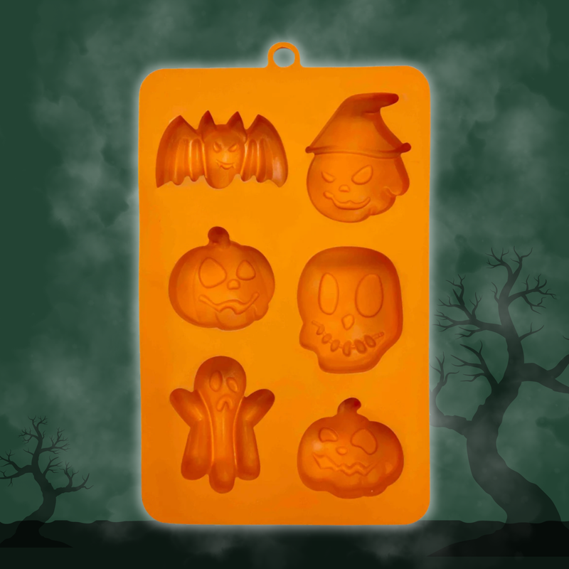 Farm To Pet Pet Treat Molds Mold Dark Slate Gray Orange Halloween,Pink Paws,Purple Bones,Red Holiday