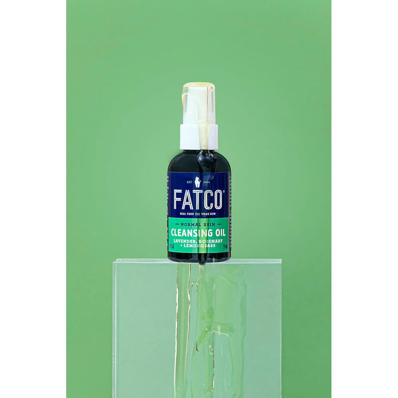 FATCO Skincare Products Cleansing Oil For Normal/Combo Skin 4 Oz Dark Sea Green