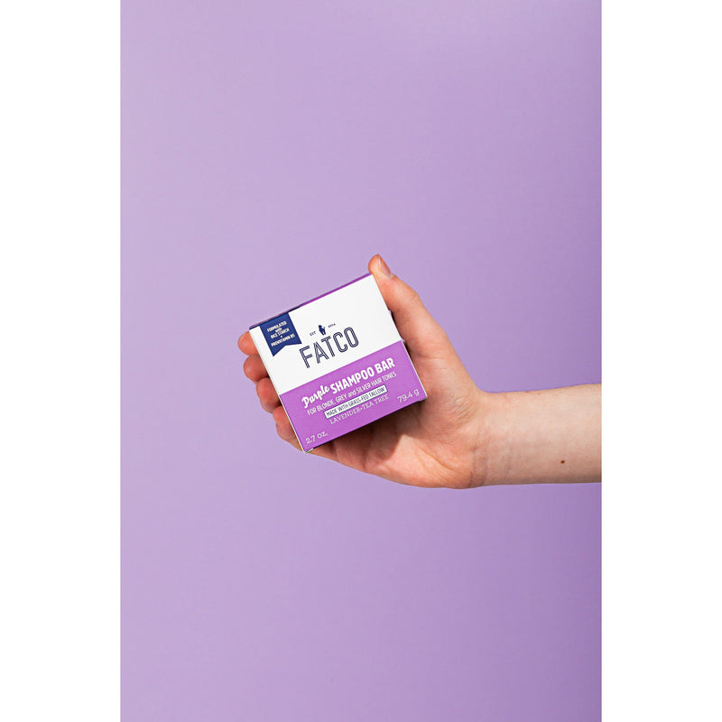 FATCO Skincare Products Purple Shampoo Bar Shampoo & Conditioner Gray
