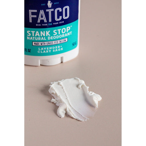FATCO Skincare Products Stank Stop Deodorant Stick, Lavender+Sage, 1.7 Oz Dark Gray