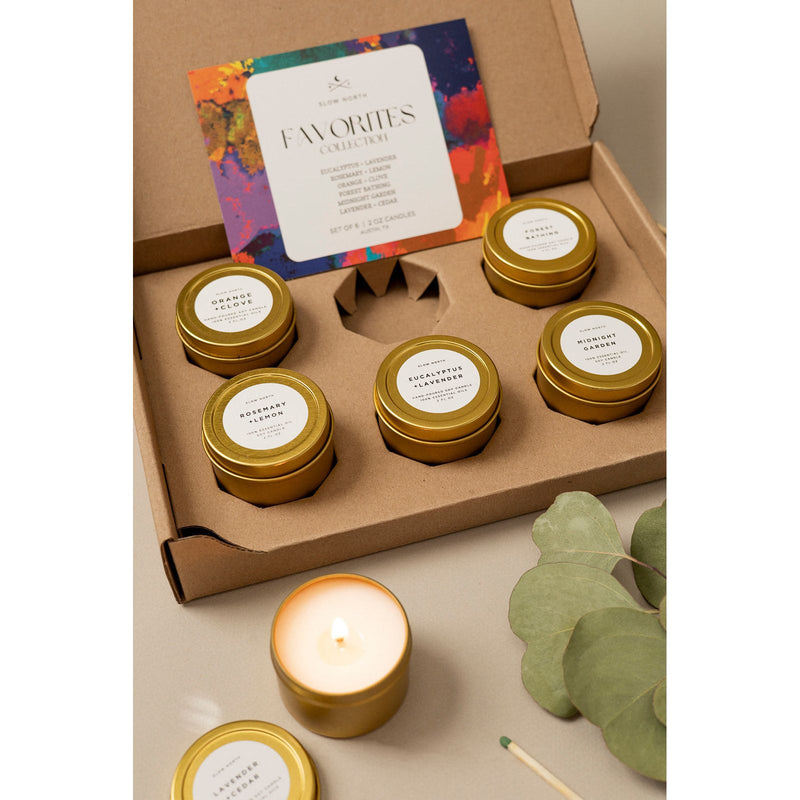 Slow North Favorites Collection - 6 Pack Collection Box Rosy Brown