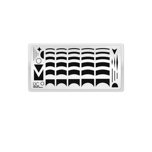 UberChic Beauty Feeling French Stamping Plate Lavender