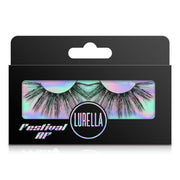 Lurella Cosmetics 3D Mink Eyelashes- Festival AF False Eyelash Dark Slate Gray