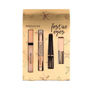 Profusion Cosmetics Crimson Festive Eyes – Complete 4-Piece Eye Set Eye Navajo White