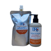 By Robin Creations Contour & Conquer Natural Skin Firming & Tightening Body Oil for Loose Skin Lotion & Moisturizer White Smoke 8oz Biodegradable Wheat Straw Bottle,16oz Biodegradable Wheat Straw Bottle,9oz Aluminum Refill Pouch,18oz Aluminum Refill Pouch
