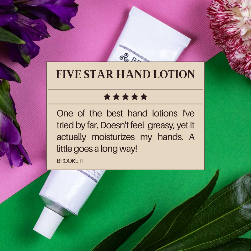 Brigid Trading Company Beltane Natural Hand Lotion – Rose & Jasmine, Paraben-Free Lotion Light Gray