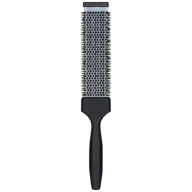 Creative Pro Hair Tools Flat Thermal Hair Brush | Made in Italy | The Wollow Hair Brush White Smoke large
