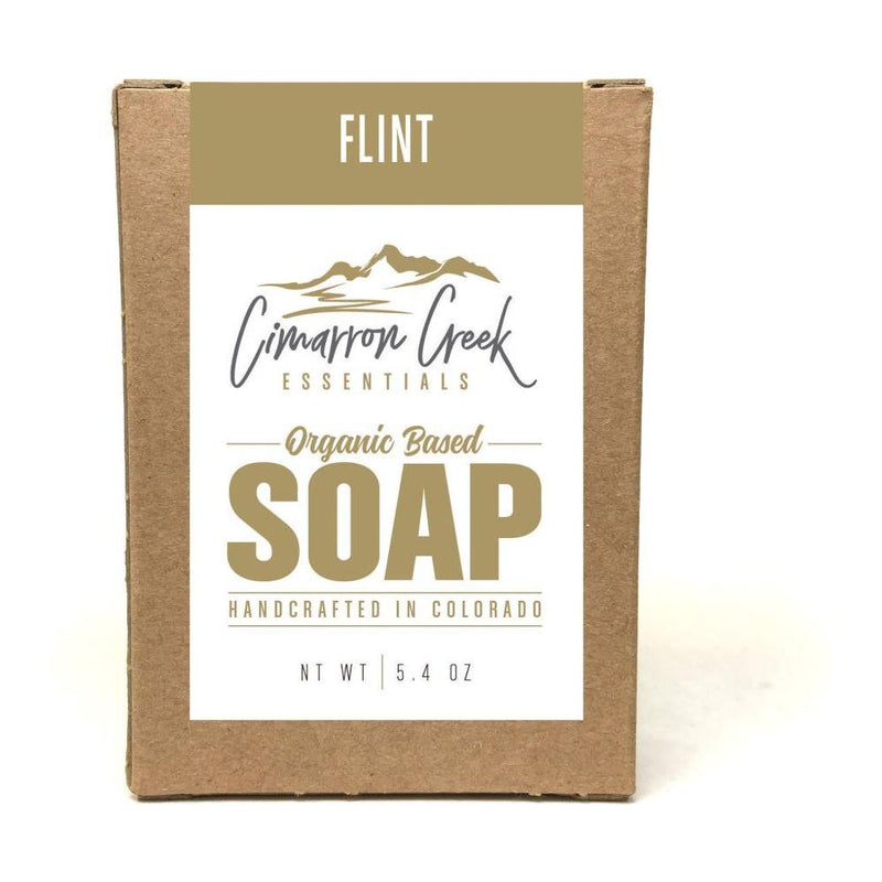 Cimarron Creek Essentials Flint Organic Bar Soap 5.4oz Bath & Body Rosy Brown Full Bar