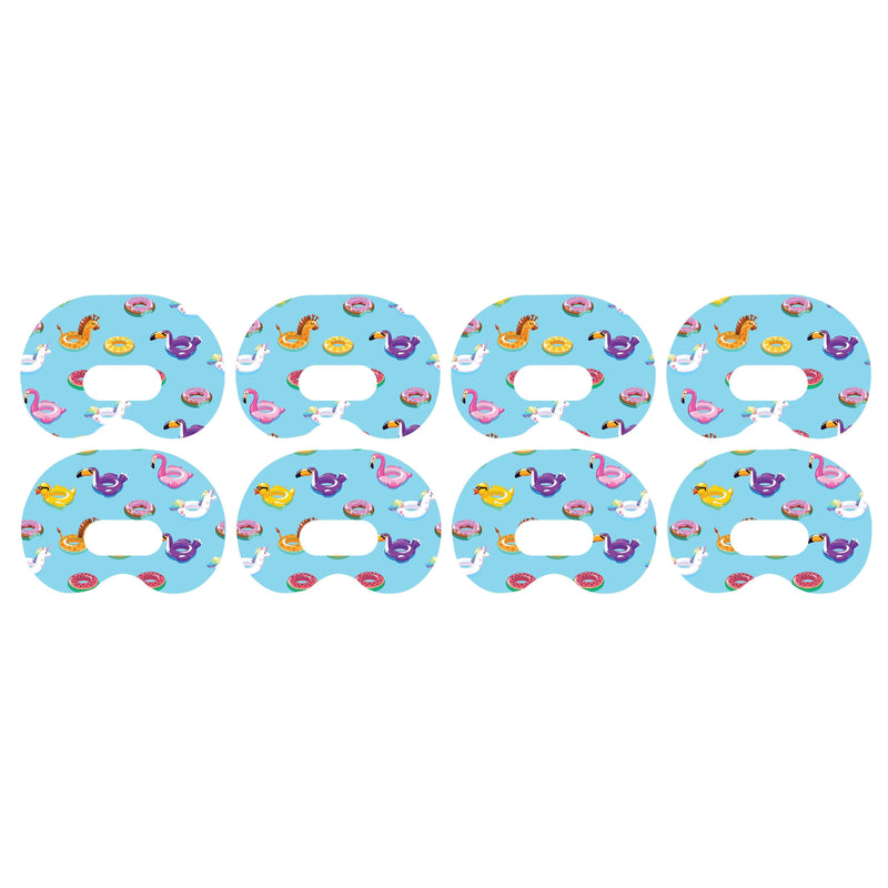 Peelz Floaties Medtronic Guardian Connect Patch Tape - Pump Peelz Patch Medical Tape White Smoke 4-Pack Medtronic CGM Tape