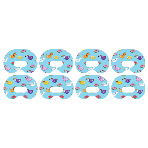 Peelz Floaties Medtronic Guardian Connect Patch Tape - Pump Peelz Patch Medical Tape White Smoke 4-Pack Medtronic CGM Tape