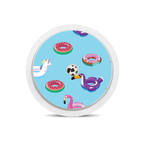 Peelz Floaties for Freestyle Libre 2 Peelz/Stickers White Smoke Sensor Only
