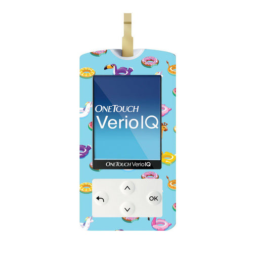 Peelz Floaties for OneTouch Verio IQ Glucometer Peelz/Stickers White Smoke
