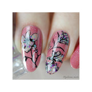 UberChic Beauty Flora & Fauna Stamping Plate Rosy Brown