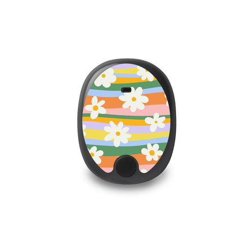Peelz Floral Swirls Eversense Smart Transmitter Peelz/Stickers White Smoke