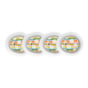 Peelz Floral Swirls Sticker Designed for the DEXCOM G7 and Stelo Transmitter Peelz/Stickers White Smoke 4-pack (Set of 4 Stickers)