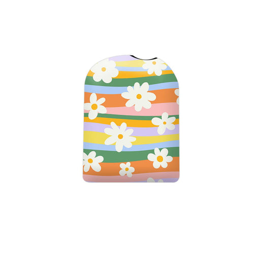 Peelz Floral Swirls Pod Sticker – Pump Peelz Peelz/Stickers White Smoke