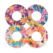 Peelz Floral Variety Freestyle Libre 2 Patch Tape - Pump Peelz Patch Medical Tape White Smoke 12-Pack Libre 2 (Set of 12 Patches),4-Pack Libre 2 (Set of 4 Patches)