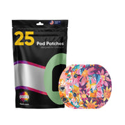 Peelz Floral Variety Pod Patch Tape - Pump Peelz Patch Medical Tape White Smoke 12-Pack (Set of 12 Patches),4-Pack (Set of 4 Patches)