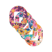 Peelz Floral Variety Tandem Mobi Patch Tape - Pump Peelz Patch Medical Tape White Smoke 12-Pack (Set of 12 Patches),4-Pack (Set of 4 Patches)