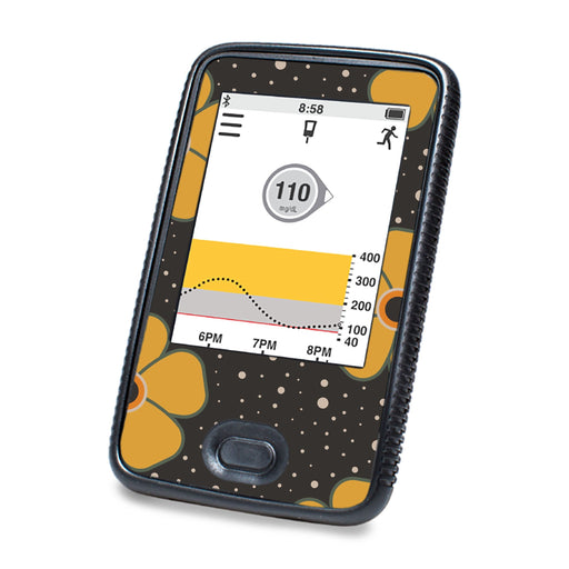 Peelz Flower Power DEXCOM G6 Touchscreen Receiver Peelz/Stickers White Smoke