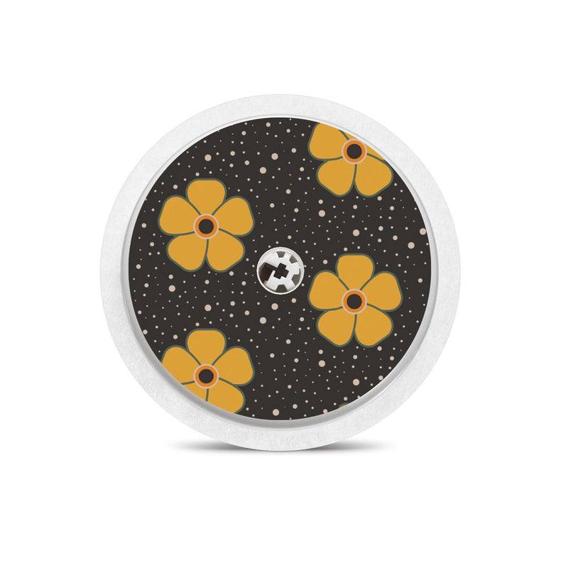 Peelz Flower Power Freestyle Libre 2 Peelz/Stickers White Smoke Sensor Only