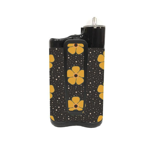 Peelz Flower Power for Medtronic MiniMed 770G & 780G Peelz/Stickers White Smoke Back and Clip Peelz