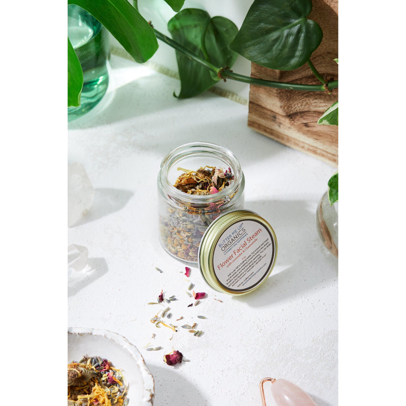 Butter Me Up Organics Calming Healing Facial Steam Face Light Gray