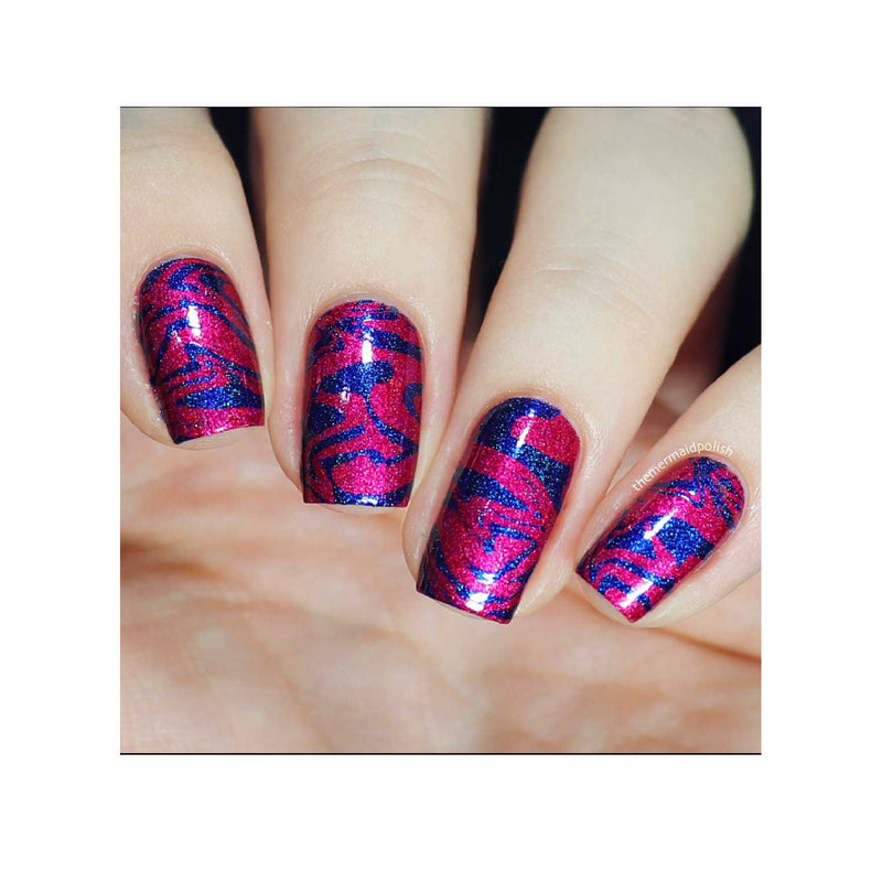 UberChic Beauty Fluid Movement - Liquid Textures Stamping Plate Tan