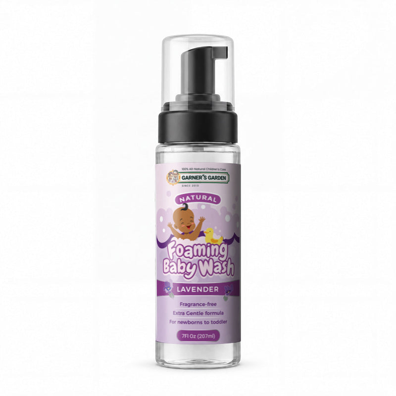 Garner's Garden Foaming Baby Wash Baby Care White Smoke Lavender Foaming Baby Wash