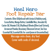 By Robin Creations Heel Hero Foot Repair Solid Lotion Bar Foot Care Chocolate Lemongrass & Eucalyptus / 1 Bar with Storage Tin,Lemongrass & Eucalyptus / 1 Bar with Bamboo Storage Tray,Lavender & Bergamot / 1 Bar with Storage Tin,Lavender & Bergamot / 1 Bar with Bamboo Storage Tray,Unscented / 1 Bar with Storage Tin,Unscented / 1 Ba