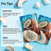 Maree Exfoliating & Hydrating Foot Mask Alice Blue 1 item - Complete your routine,2 items - Good choice,3 items - Best price