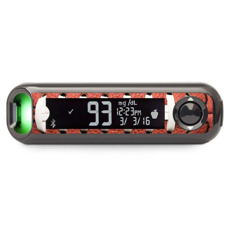 Peelz Football Bayer Contour© Next One Glucometer Peelz/Stickers Black