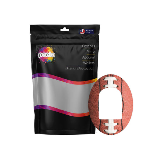 Peelz Football Pod Patch Tape - Pump Peelz Patch Medical Tape White Smoke 12-Pack (Set of 12 Patches)