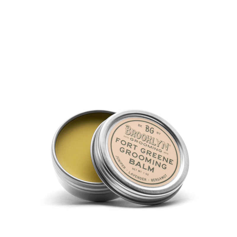 Brooklyn Grooming Fort Greene Grooming Balm (Formerly Beard Balm) Beard balm Gray 1 OZ. (TRAVEL),2 OZ. (FULL)