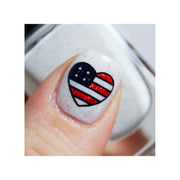 UberChic Beauty Fourth of July Kawaii Stamping Plate Gray
