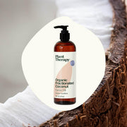 Plant Therapy Organic Fractionated Coconut Carrier Oil Body Care White Smoke 4 oz,16 oz,32 oz