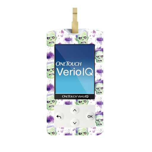 Peelz Frankenmonster for OneTouch Verio IQ Glucometer Peelz/Stickers White Smoke